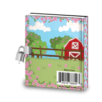 Value Packs of Kids Lovely Pink Horse Diary w/Lock, Stickers & Activities (Single, 10, 20 or 100 ct) - Pro Supply Global
