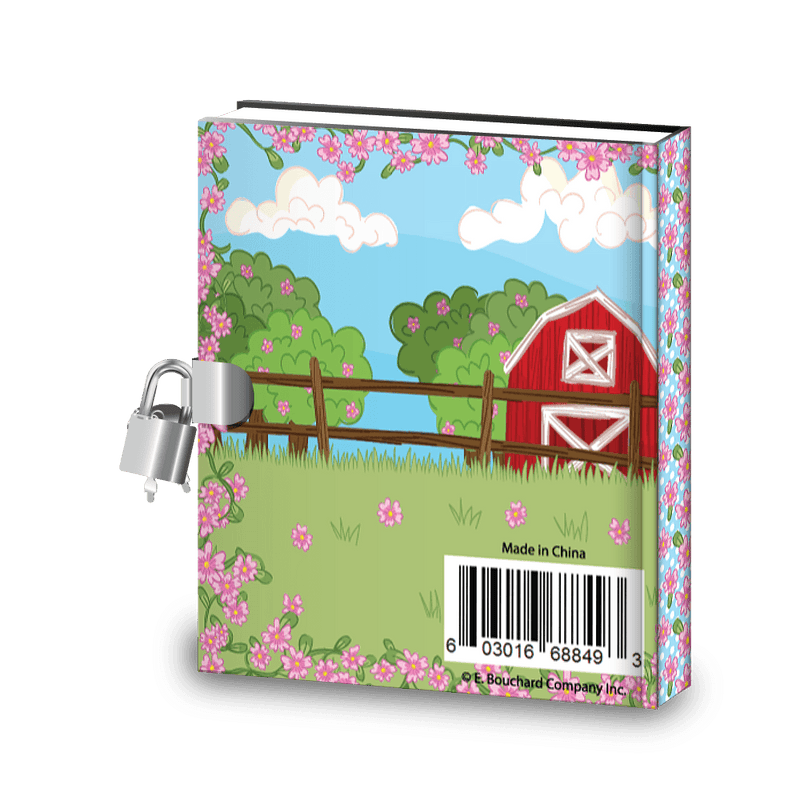 Value Packs of Kids Lovely Pink Horse Diary w/Lock, Stickers & Activities (Single, 10, 20 or 100 ct) - Pro Supply Global