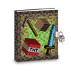 Pixel Mining Kids Diary With Lock