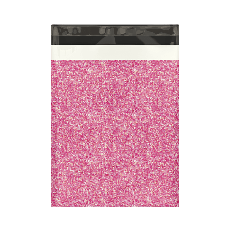 10x13 Pink Confetti Designer Poly Mailers Shipping Envelopes Premium Printed Bags - Pro Supply Global