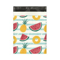 10x13 Pineapple & Watermelon Designer Poly Mailers Shipping Envelopes Premium Printed Bags - Pro Supply Global
