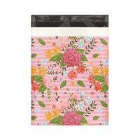 10x13 Floral Roses Designer Poly Mailers Shipping Envelopes Premium Printed Bags - Pro Supply Global