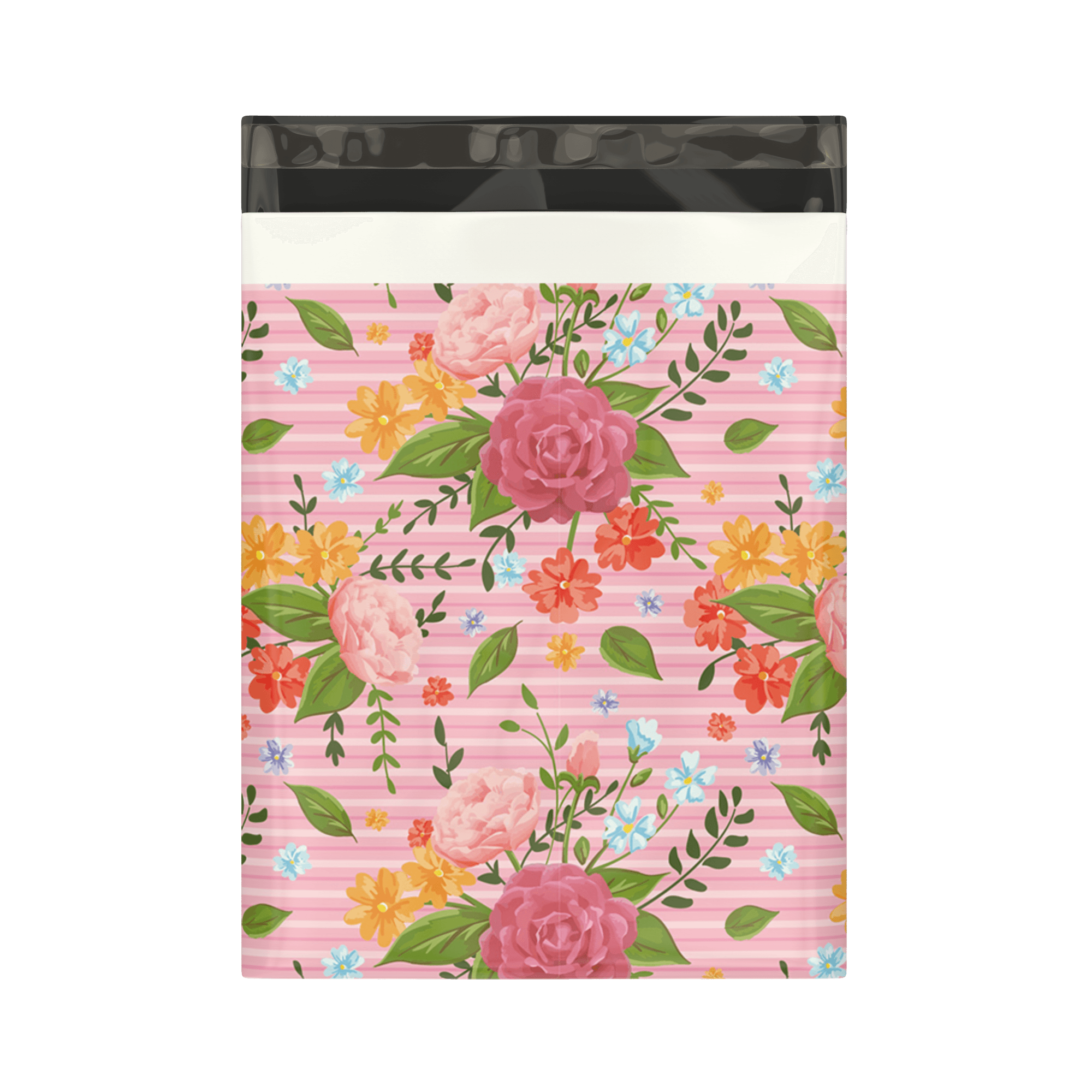 10x13 Floral Roses Designer Poly Mailers Shipping Envelopes Premium Printed Bags - Pro Supply Global