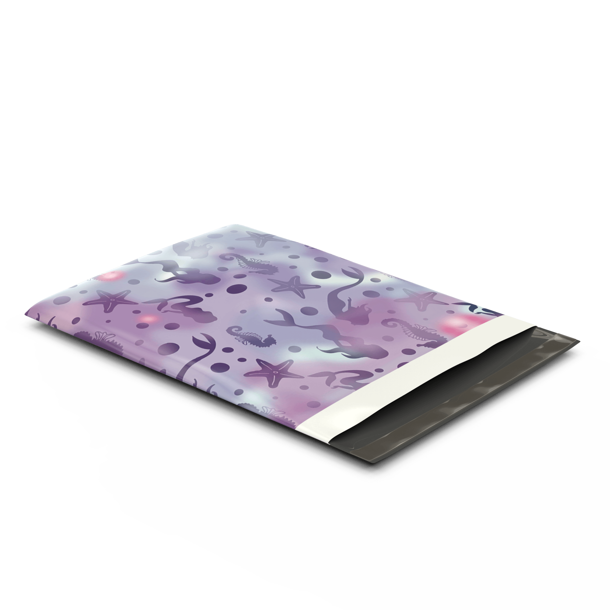 10x13 Mermaids Under the Sea Designer Poly Mailers Shipping Envelopes Premium Printed Bags - Pro Supply Global