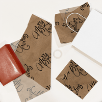Merry Christmas Kraft Tissue Paper - Pro Supply Global