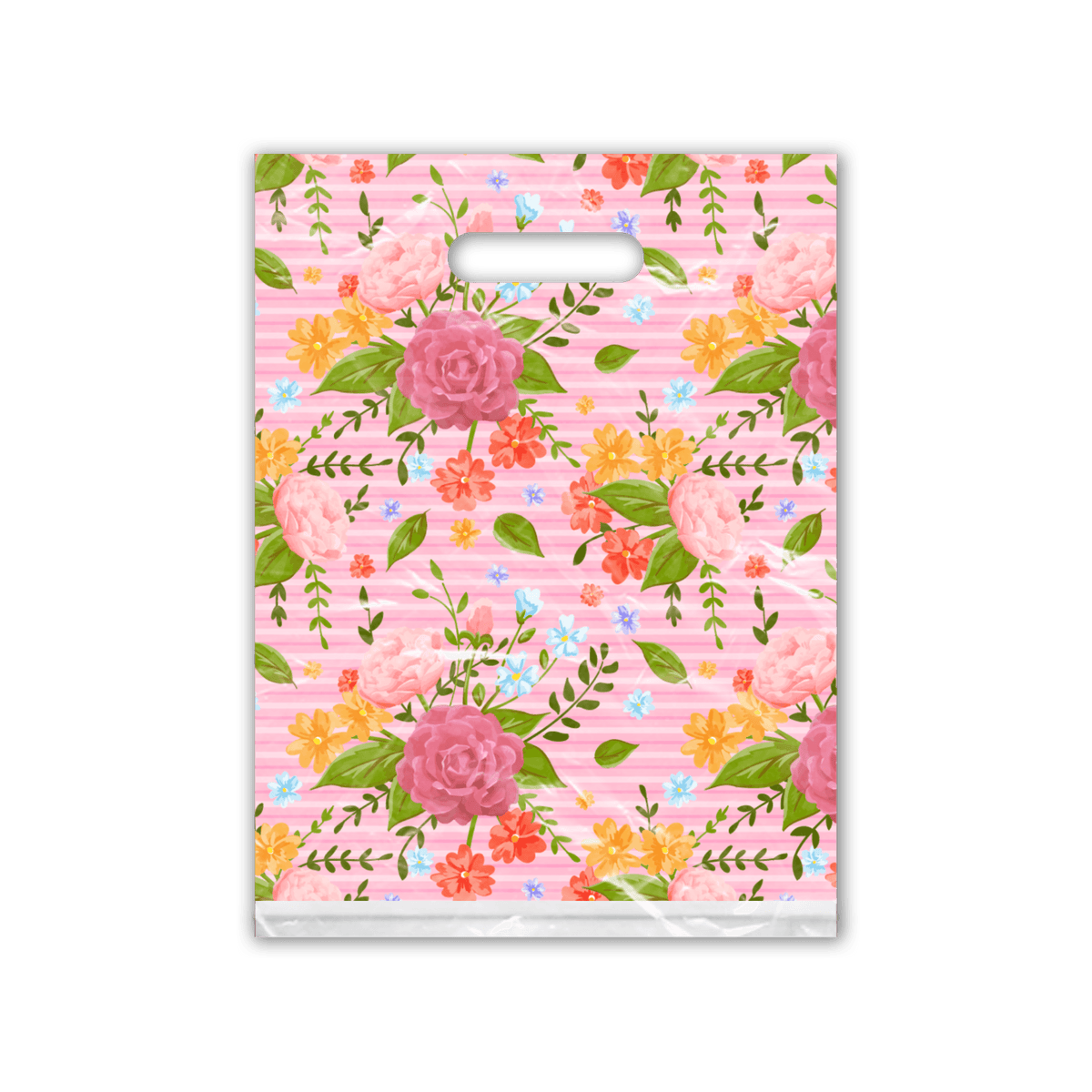Floral Roses Designer Poly Mailers Shipping Envelopes Premium Printed Bags