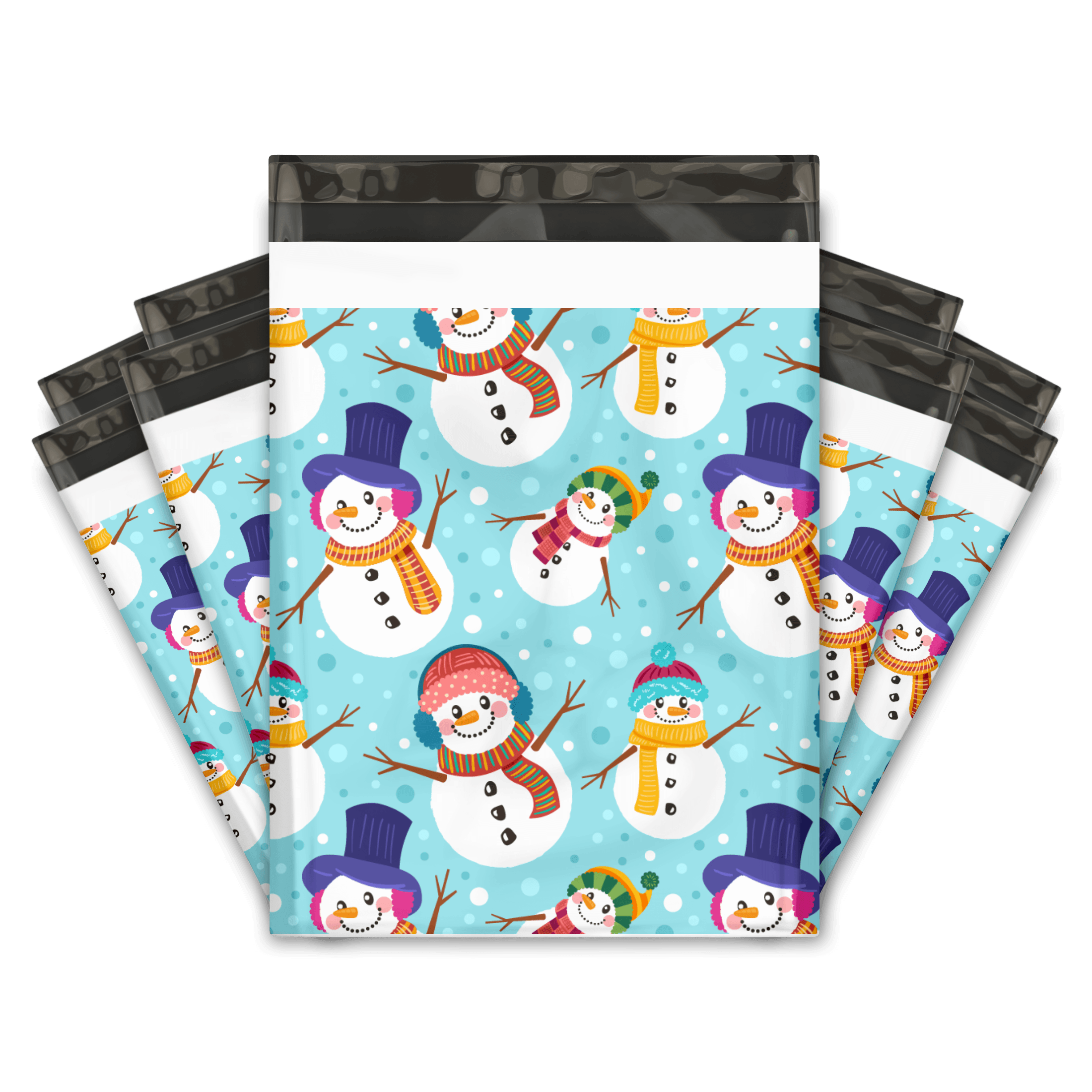 Snowman Set Designer Poly mailer shipping bag Pro supply Global