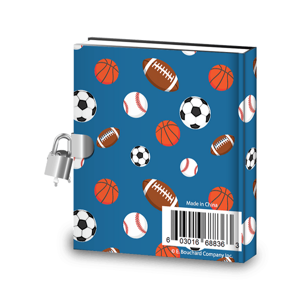 Value Packs of Kids Sports Diary w/Lock, Stickers & Activities (SIngle, 10, 20 or 100 ct) - Pro Supply Global