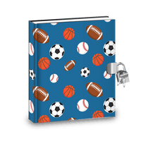 Value Packs of Kids Sports Diary w/Lock, Stickers & Activities (SIngle, 10, 20 or 100 ct) - Pro Supply Global