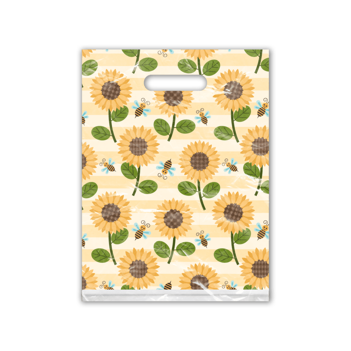 Sunflower and bees Designer Merchandise bags Pro supply Global