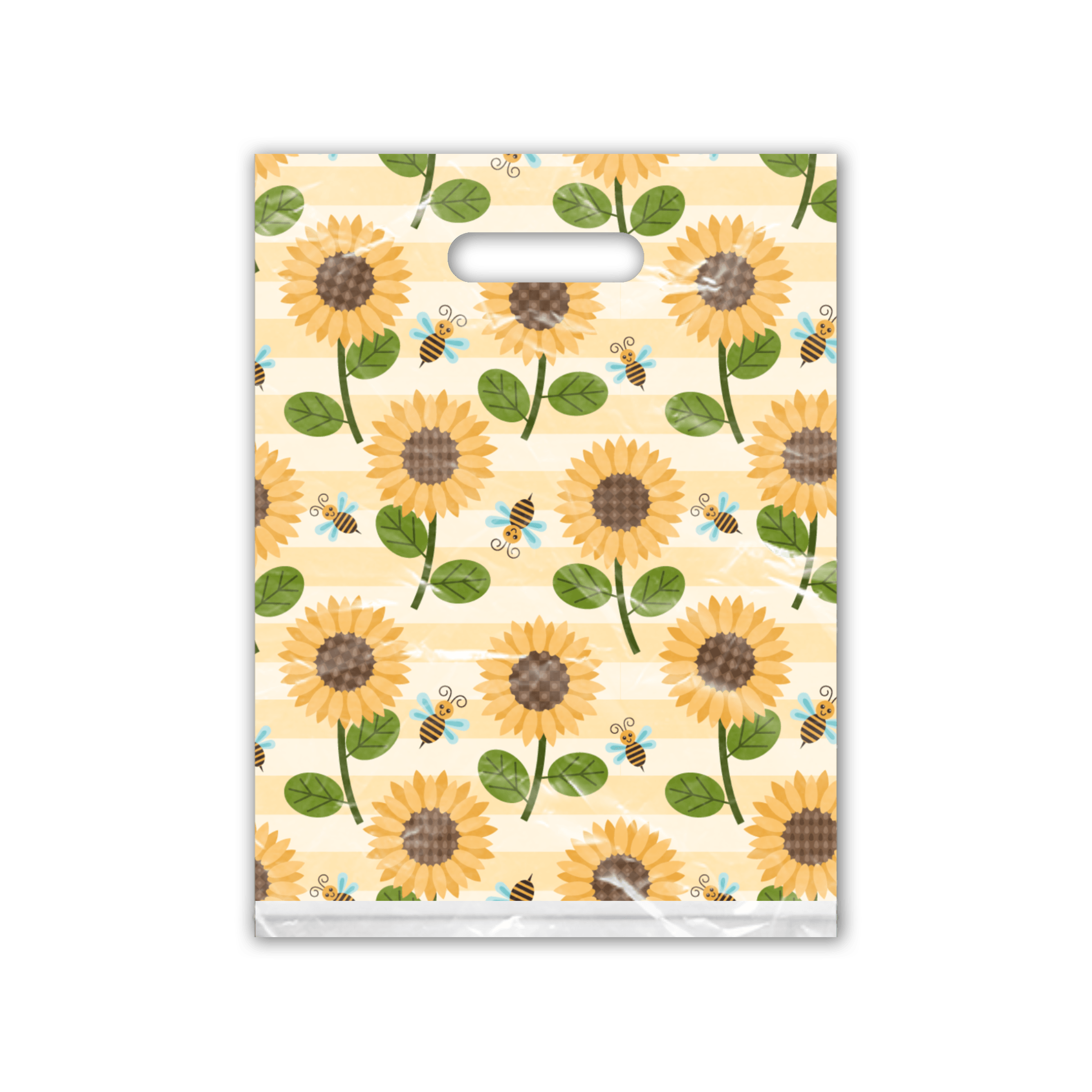 Sunflower and bees Designer Merchandise bags Pro supply Global