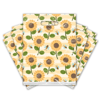 Sunflower and bees Designer Merchandise shopping bags Pro supply Global