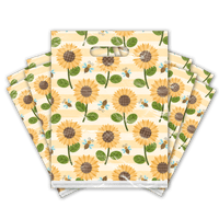 Sunflower and bees Designer Merchandise shopping bags Pro supply Global
