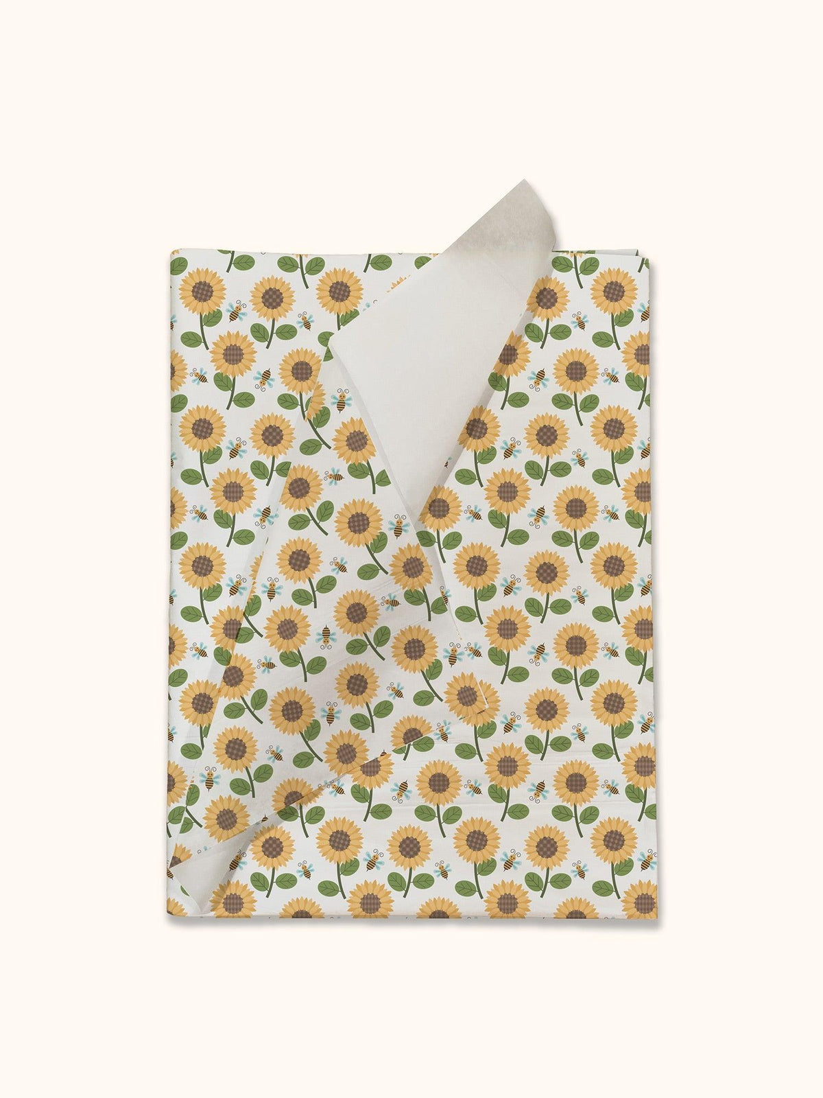 Sunflower and Bees 20x30 Tissue Paper – Gift Wrapping & Boutique Packa