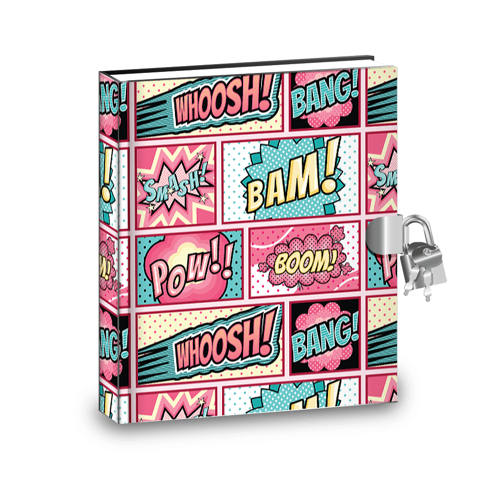 Super Hero Girl Diaries with activities and stickers Pro Supply Global