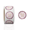 Leopard Print Pink Thank You stickers for packaging Pro Supply Global