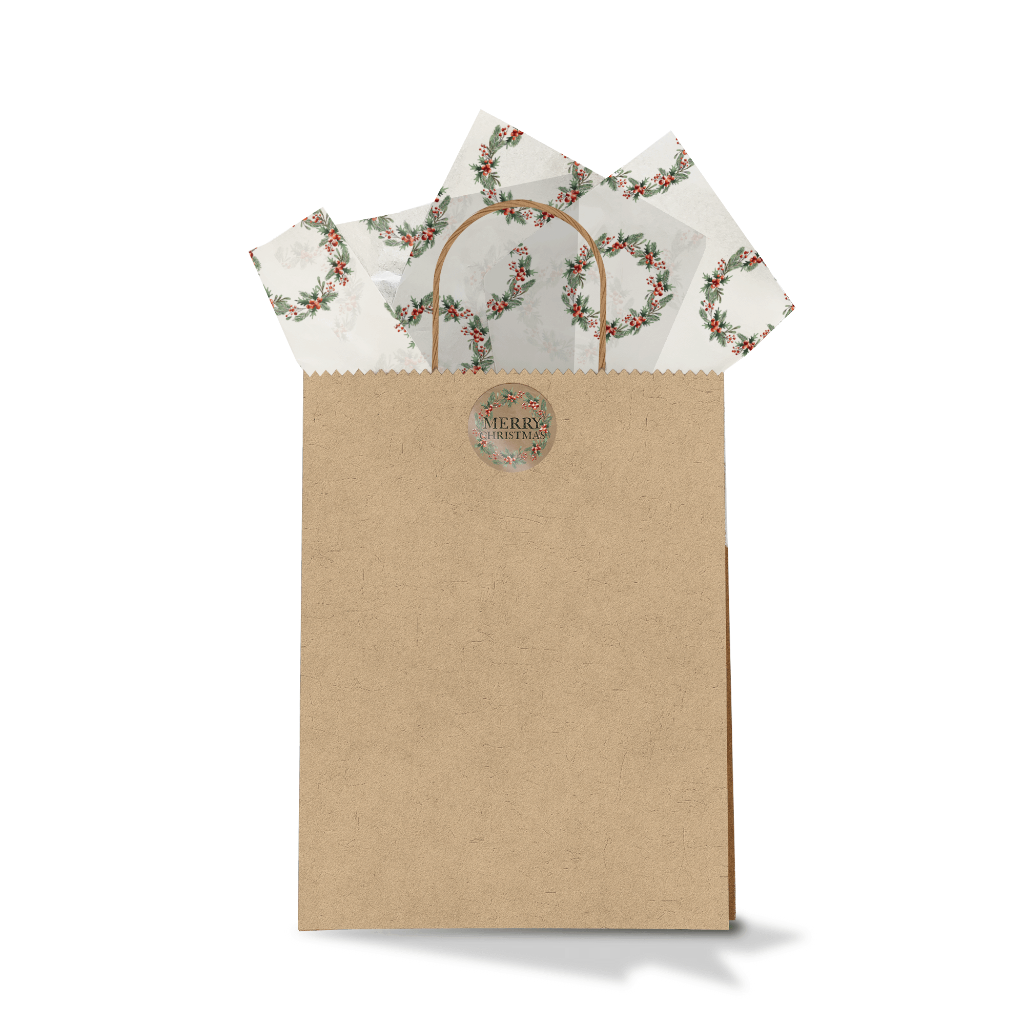 Christmas Wreath Holiday Stickers - Pro Supply Global