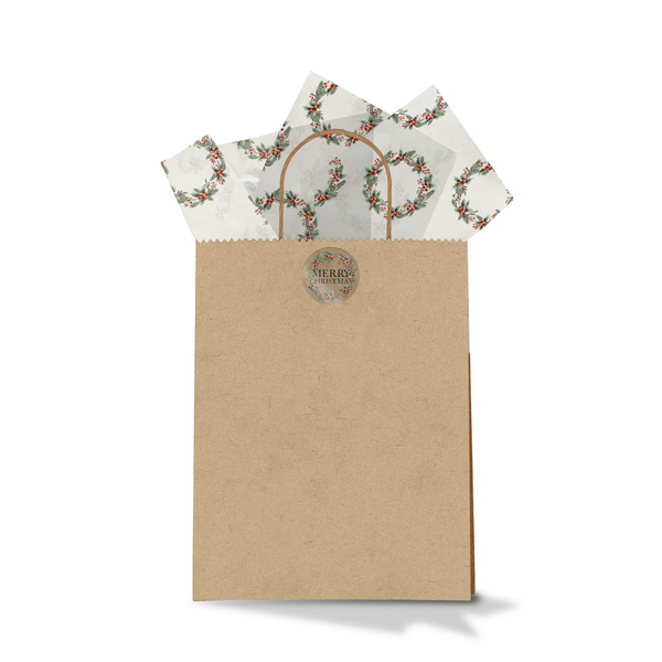 Christmas Wreath Holiday Stickers - Pro Supply Global