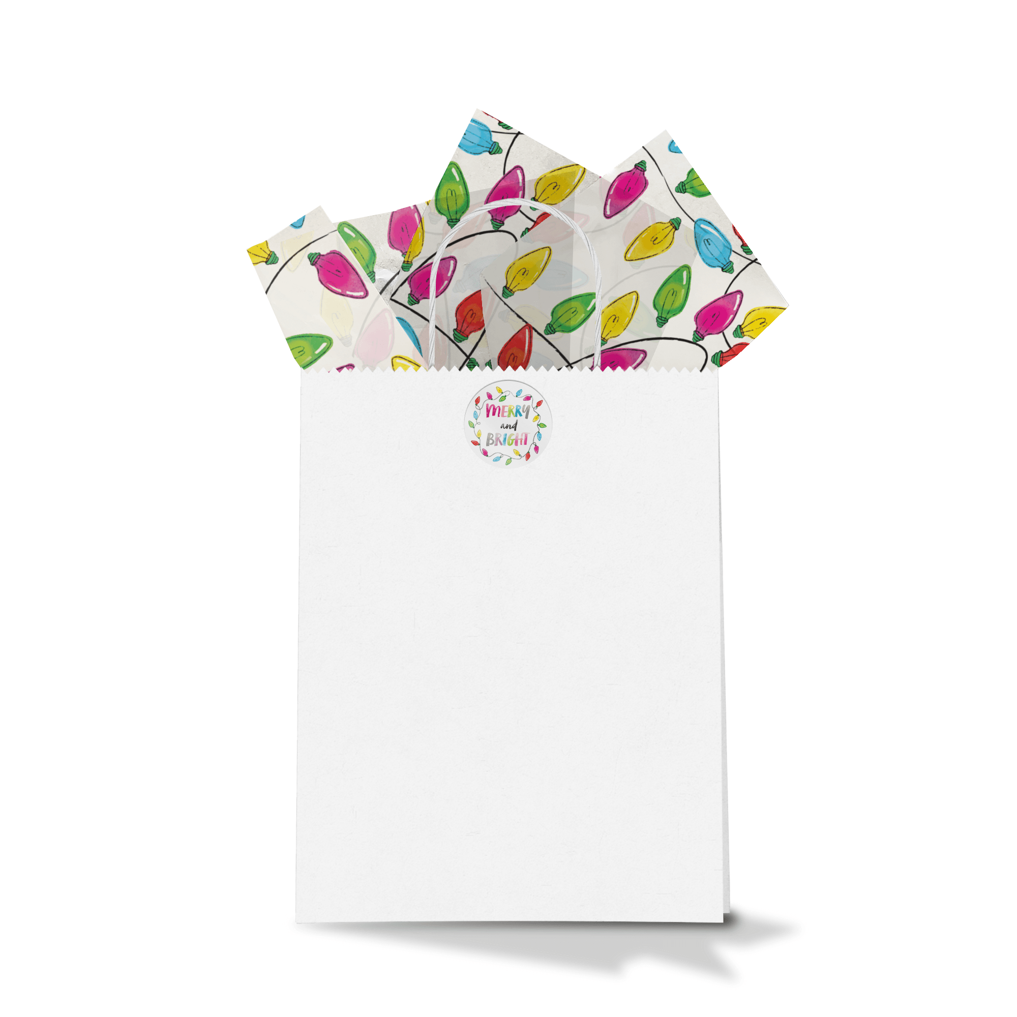 Merry and Bright Holiday Stickers - Pro Supply Global