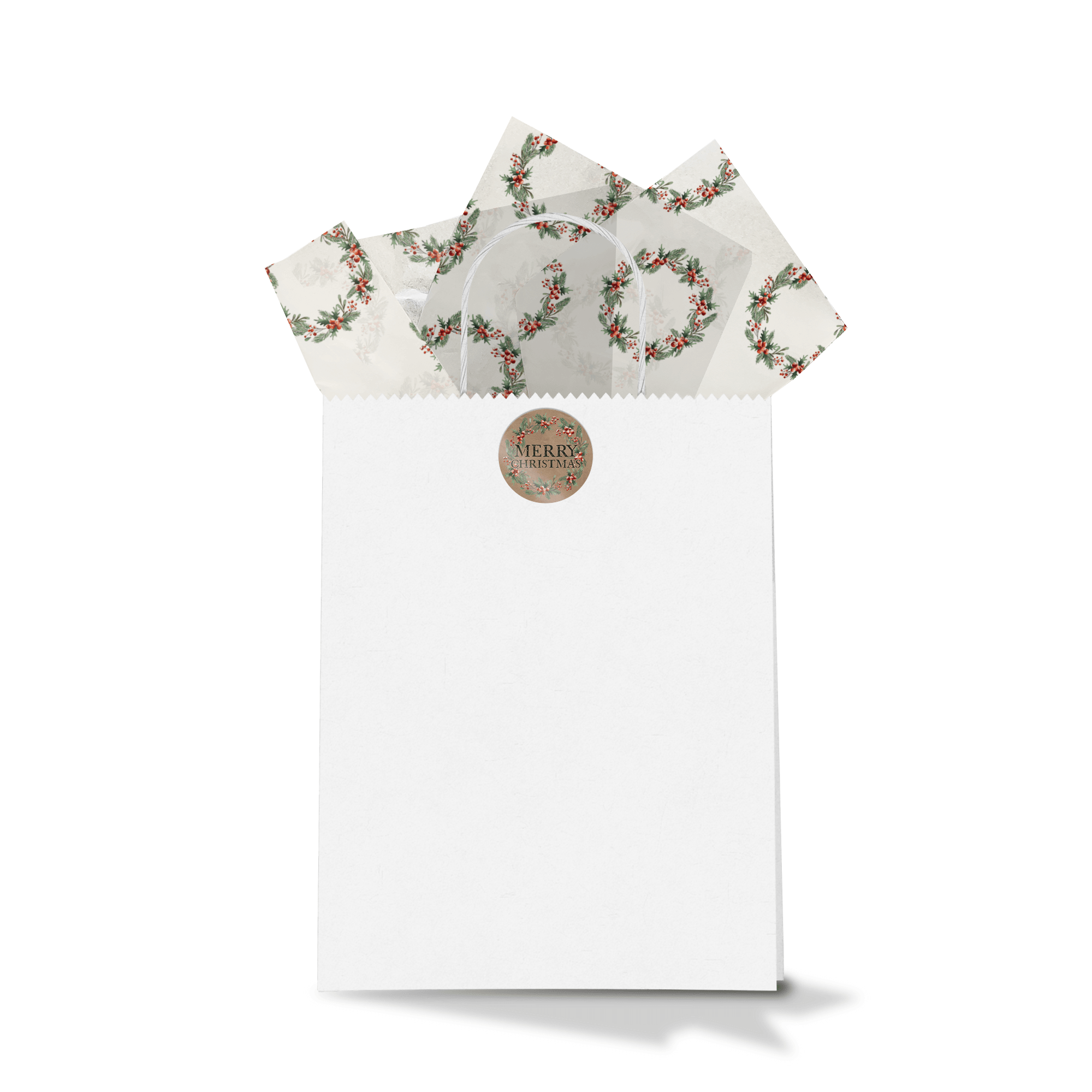 Christmas Wreath Holiday Stickers - Pro Supply Global