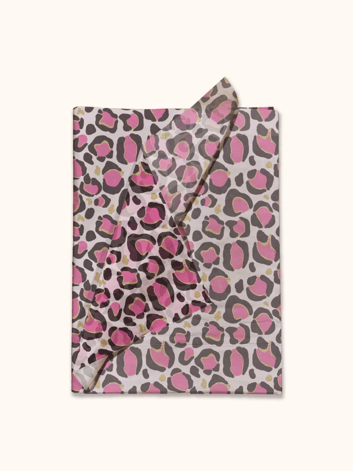Pink Leopard Printed tissue wrapping paper Pro Supply Global