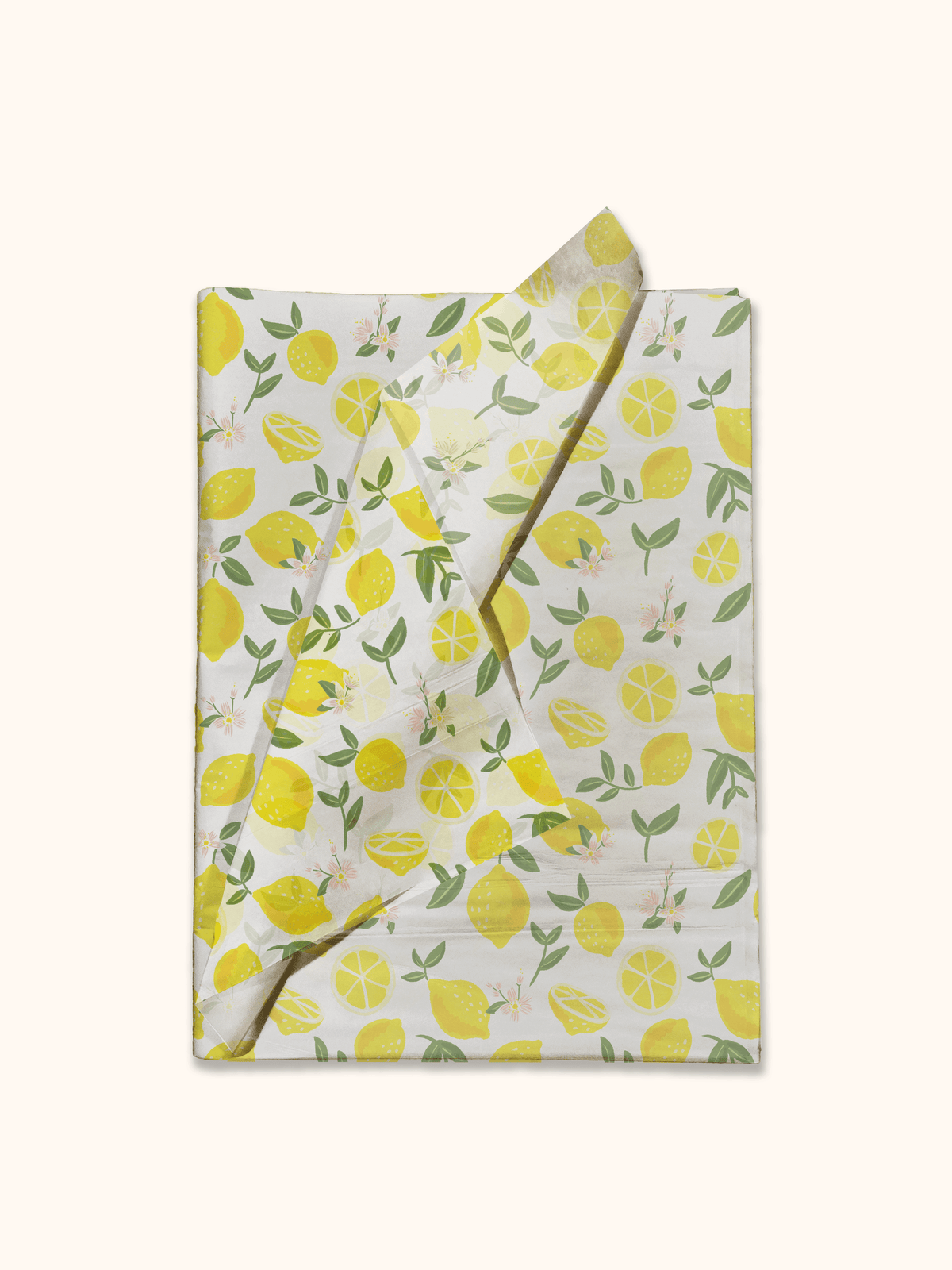 Lemons designer print tissue wrapping paper pro supply global