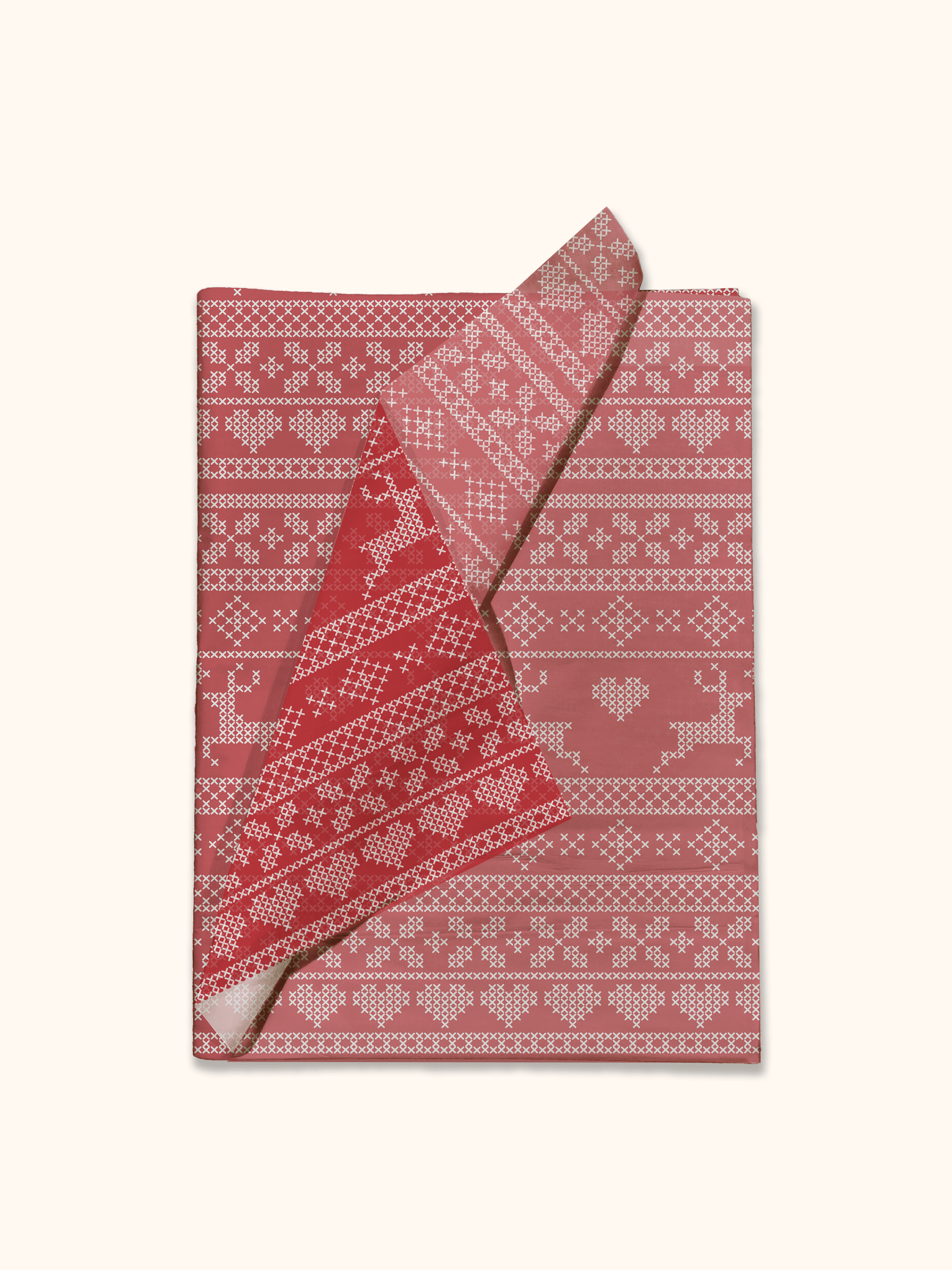 Ugly sweater top wrapping paper