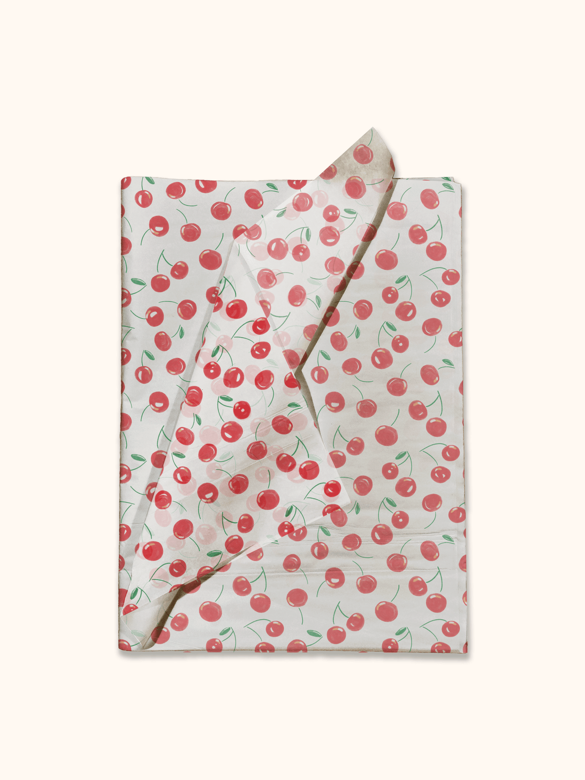 Red cherries with stems Printed tissue wrapping paper Pro Supply Global