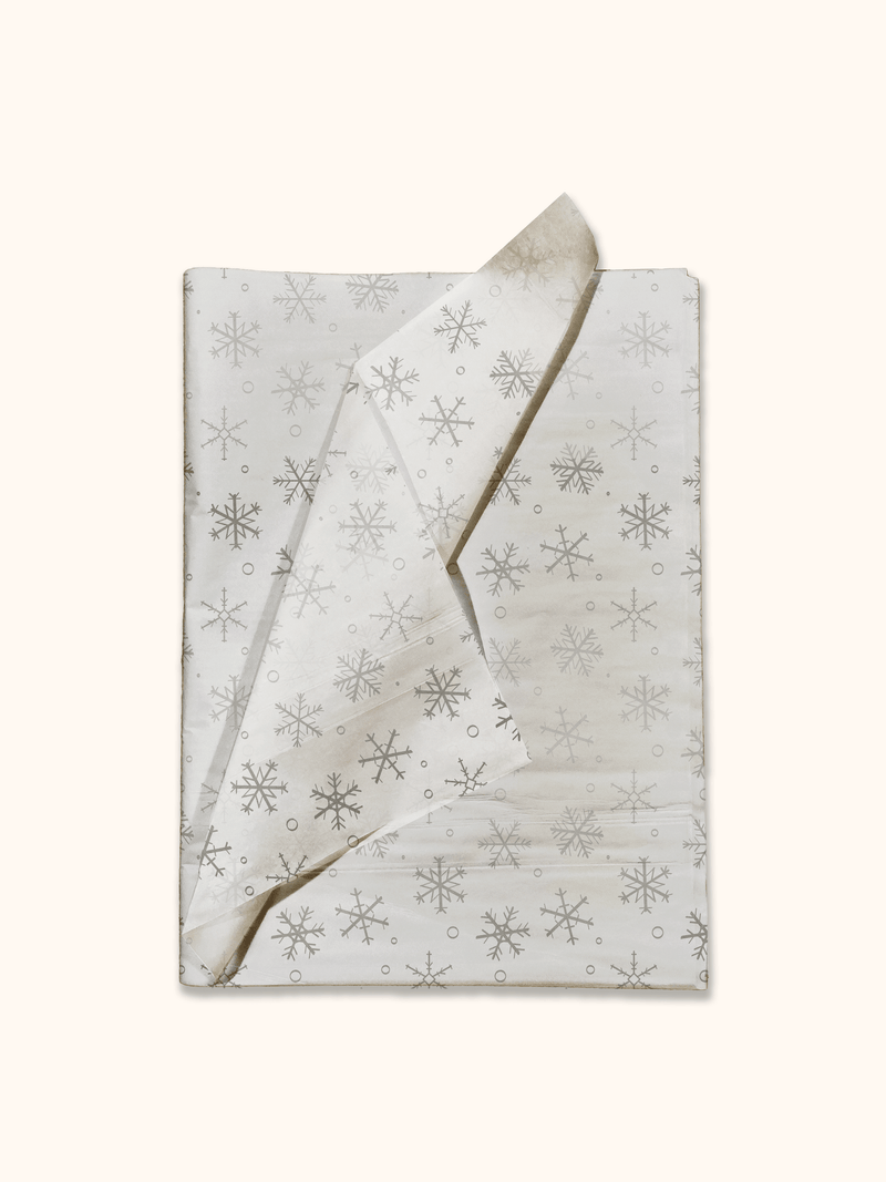 Snow flakes print tissue wrapping paper pro supply global