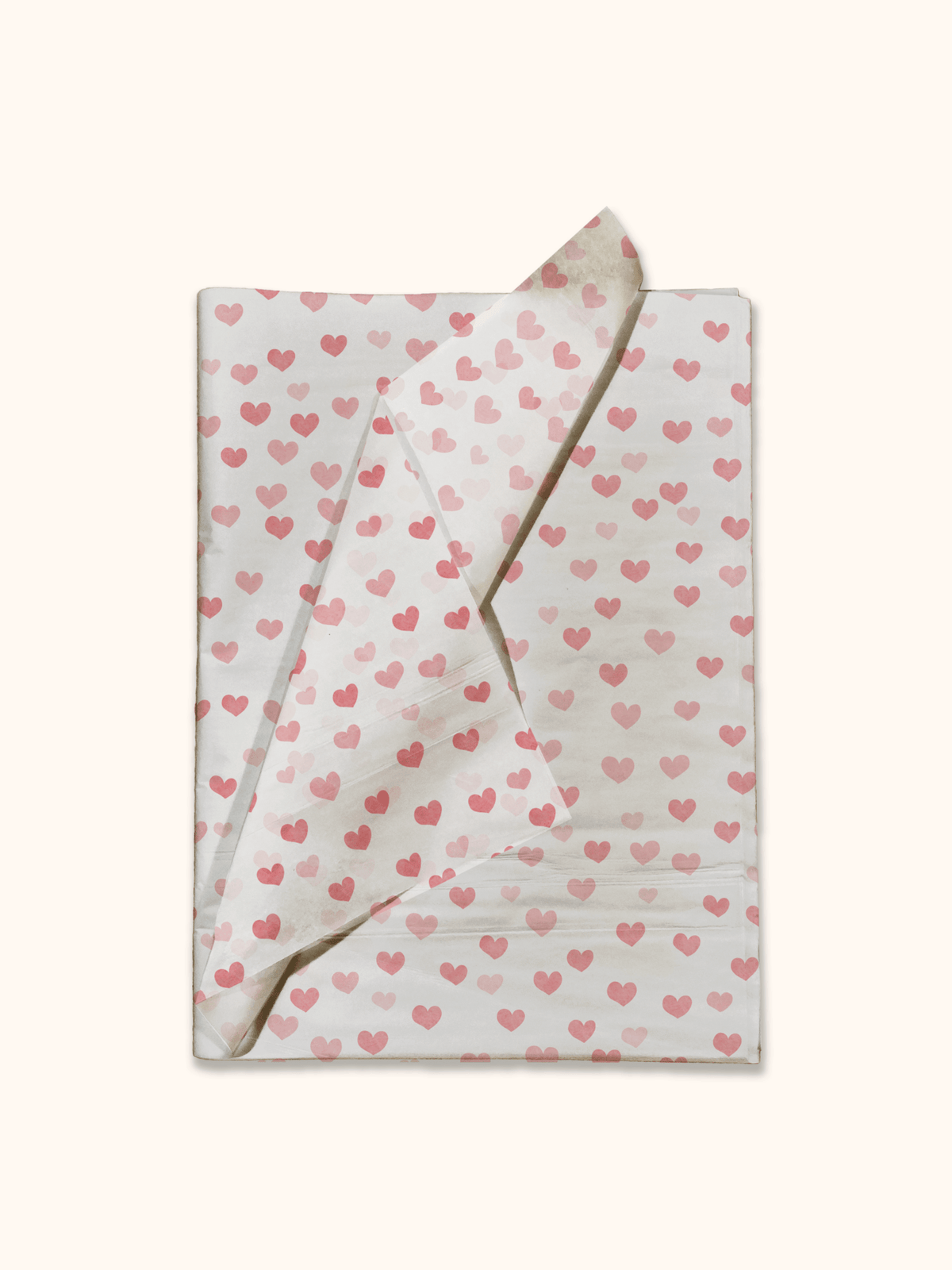 Pink Hearts Print Tissue Wrap Paper Pro supply global