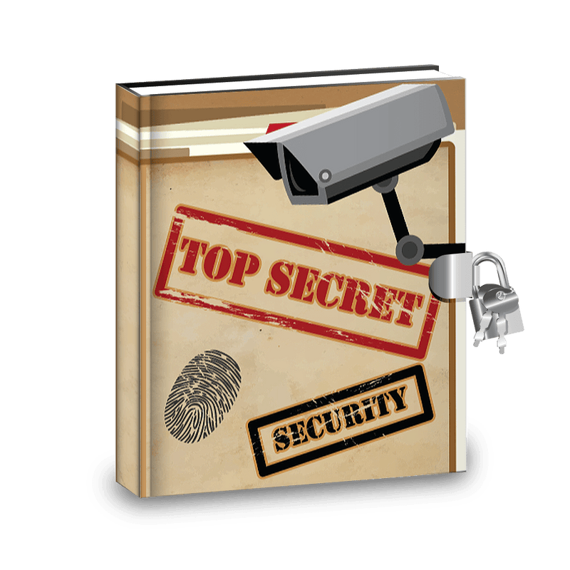 Top Secret Diaries with activities, lock and stickers Pro Supply Global