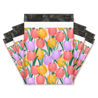 Tulips Designer Poly Mailer Shipping Bags Pro Supply Global