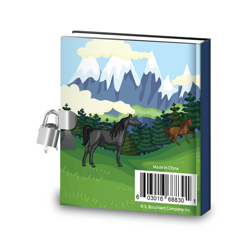 Value Packs of Kids Wild Horse Diary w/Lock, Stickers & Activities (Single, 10, 20 or 100 ct) - Pro Supply Global