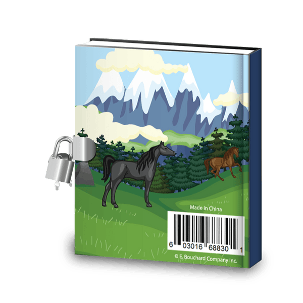 Value Packs of Kids Wild Horse Diary w/Lock, Stickers & Activities (Single, 10, 20 or 100 ct) - Pro Supply Global